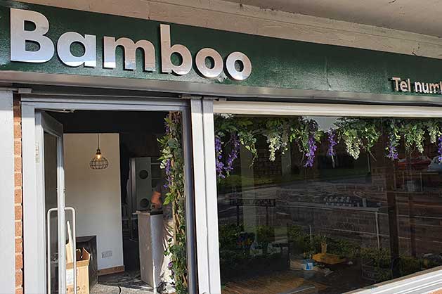 bamboo woolston signage